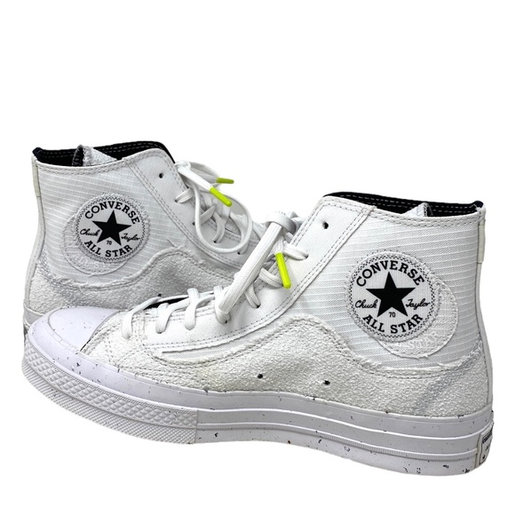 Converse Chuck 70 Shoes High Top Canvas White Women Size Sneakers Skate 172358C - Picture 3 of 11